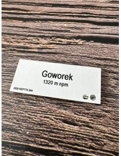 Magnes drewniany tabliczka ze szczytu GOWOREK Sudety 2