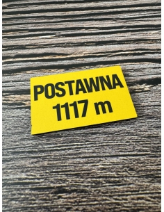 Magnes drewniany ze szczytu POSTAWNA Góry Złote 2