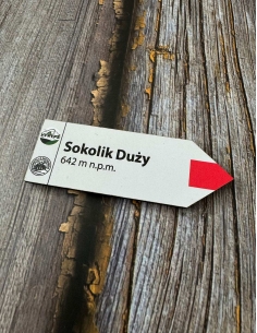 Magnes drewniany szczyt SOKOLIK DUŻY Rudawy Janowickie 2
