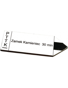 Magnes tabliczka drogowskaz ZAMEK KAMIENIEC Pogórze...