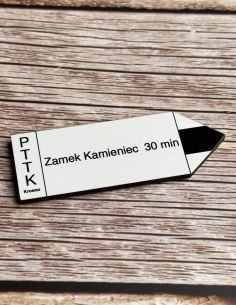 Magnes tabliczka drogowskaz ZAMEK KAMIENIEC Pogórze... 2